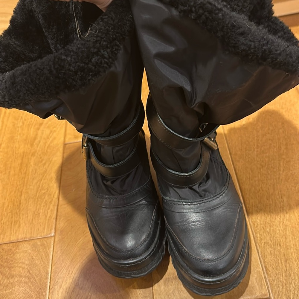 Burberry Sport Shearling Moto Boots
